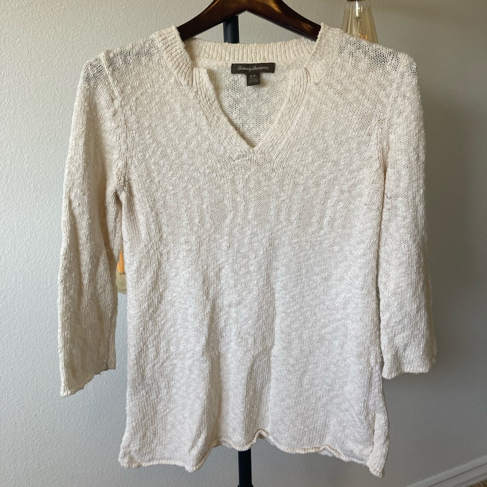 Tommy Bahama Knit Cream Sweater